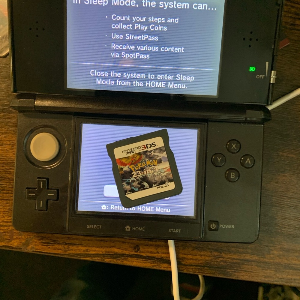 Original Nintendo 3DS cosmos, black, mint  with original all + 23/1 poke games